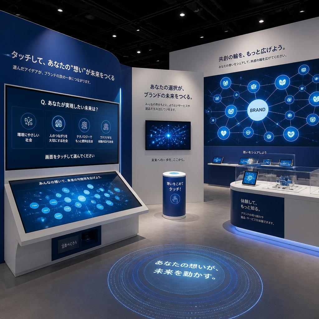 2. インタラクティブな展示での参加体験