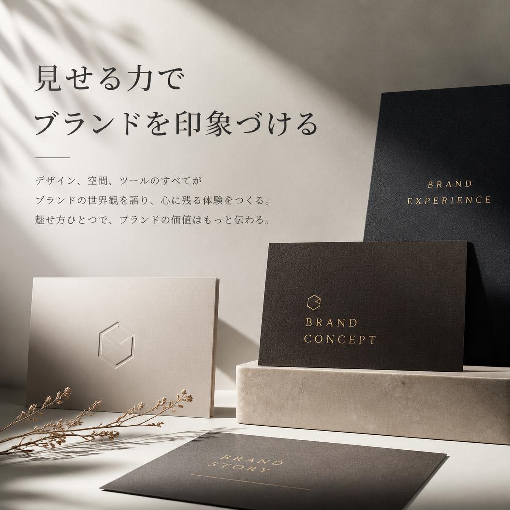 見せる力でブランドを印象づける